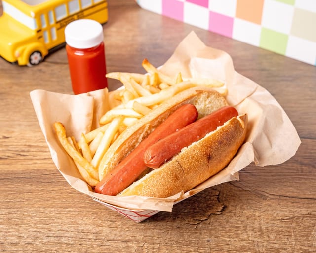 Kids Plain Hot Dog.